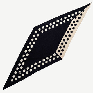 Polka Dot Cashmere Scarf – Women’s Silk Blended Neck Scarf