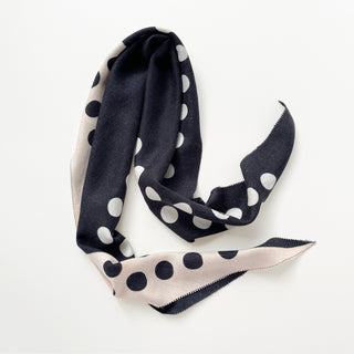 Polka Dot Cashmere Scarf – Women’s Silk Blended Neck Scarf