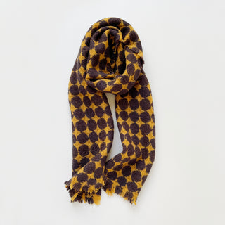 Polka Dot Cashmere Scarf – 100% Cashmere