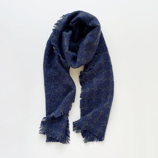 Polka Dot Cashmere Scarf – 100% Cashmere